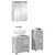 Set namještaja za kupaonicu TULUM 3 pcs Betonski sivi