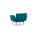 ATELIER DEL SOFA Fotelja Jax Solo Petrol Green GR124