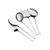 Hermia Servisni set, 5 komada, Sivi