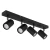 Globo 57918-4B - Spot svetiljka JAMES 4xGU10/25W/230V crna