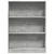 Regal za knjige boja betona 80x24x109 cm konstruirano drvo