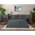 Elegant posteljina set u antracit saten boji