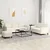 3-dijelni set sofa krem baršunasti