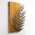 Wallity Zidna dekoracija Leaf 3-1, 58x50x3 cm, Smeđe boje