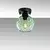 Opviq Zidna lampa Benek-15-14375, 15x15x18cm, IP20, Crna