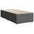 Vidaxl Box spring postelja z vzmetnico temno siva 90x190 cm blago
