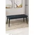 Hanah Home klupa Arwen Bench, 105 cm, antracit / crna