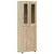 Highboard s policom FLORIN Sonoma hrast 60 x 35 x 182 cm