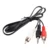 shumee Adapter 3,5 mm moški vtičnica na 2 x moški RCA činč 1 m