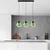 Opviq Luster Benek-20-14345, 70x20x120, IP20, Crno-zeleni