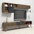 Hanah Home Set TV Komoda i klub sto Orah