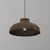 Luster na sajli BASCA 1xE27/15W/230V braon