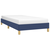 vidaXL Posteljni okvir moder 90x200 cm blago
