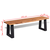 Klupa od masivnog bagremovog drva 145 cm