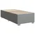 Vidaxl Box spring postelja z vzmetnico svetlo siva 80x200 cm blago