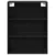 Highboard Crni hrast 69,5 x 34 x 180 cm Konstruirano drvo