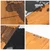 Fusione Naturale -5 BlackWalnut Decorative Wooden Wall Accessory