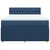 vidaXL vidaXL Box spring postelja z vzmetnico modra 160x200 cm blago, (21310130)