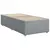 Box spring postelja z vzmetnico svetlo siva 80x200 cm blago