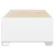 Vidaxl Posteljni okvir bel 90x190 cm umetno usnje