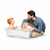 Stokke flexi bath set (sklopiva kadica) x-large - transparent blue ( 639602 )