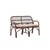 Venture Design Sofa Nella 62x93x129 cm rjava
