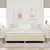 LED Box Spring Krevet s LED trakama Krema 180 x 200 cm tkanina