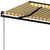 Tenda na automatsko uvlačenje 600x350 cm žuto-bijela