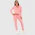 GymBeam Ženski duks TRN Zip-Up Pink