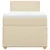 vidaXL vidaXL Box spring postelja z vzmetnico krem 90x200 cm blago, (21291921)
