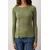 Trendyol Milla ženska bluza Twoaw26Bz00104, maslinasta