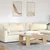 Jastučići za sofu 2 pcs Krema 120 x 40 cm Kordura tekstil