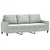 4-dijelni set sofa svjetlosivi baršunasti