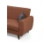 Atelier del Sofa Dvosed na razvlačenje Alkon 158x86x77cm Bronzani