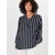 KAFFE CURVE Bluza, bela, modra