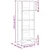 Regal za knjige boja hrasta 50x31x137,5 cm konstruirano drvo
