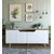 Hanah Home komoda Roma 180, 180 cm, hrast Sapphire / bela