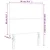 shumee vidaXL LED posteljno vzglavje temno modro 90x5x118/128 cm žamet