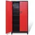 Ormar za Alat s 2 Vrata Čelični 90x40x180 cm Crno-Crveni