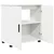 Kupaonski ormar s pohranom s vratima Bijelo 61 x 35 x 64 cm