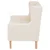 2-dijelni set sofa od tkanine krem bijeli