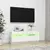 TV ormarić s LED svjetlima bijeli 100 x 35 x 40 cm