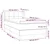 Vidaxl Box spring postelja z vzmetnico temno siva 100x200 cm blago