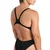ARENA Enodelne kopalke SWIM TECH SOLID črna/bela