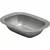GENWARE Skleda iz nerjavečega jekla, stonewashed, 43 mm, dolžina: 176 mm