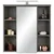 Modern Living omara Z Ogledalom Veris -Top-