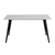 Miza Oakland 781 Bela, 75x80x140cm, Keramika, Kovina
