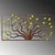 Wallity Zidna dekoracija Tree 1, 90x1x44 cm, Smeđe boje