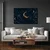 Slika mistična luna na nočnem nebu - 120x80