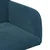 vidaXL Jedilni stoli 2 pcs Žamet Modra 55 x 50 x 84 cm